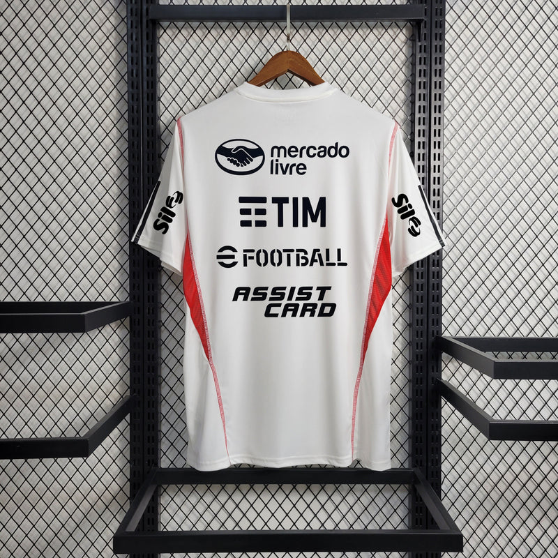 Camisa Flamengo Treino branca 23/24 - Full patrocínios - JM sports 