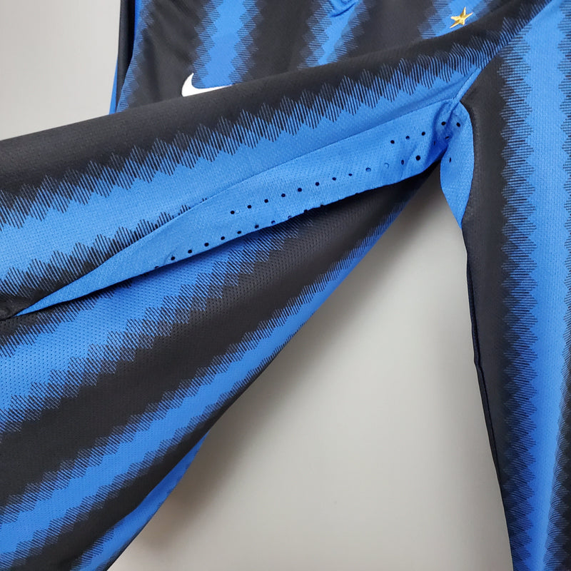 Camisa Inter de Milão Titular 10/11 - Versão Retro Manga Comprida - JM sports 