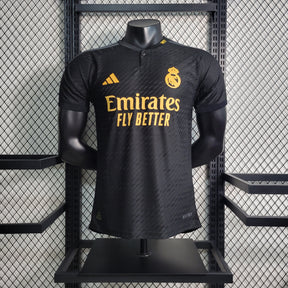 Camisa Real Madrid Away Preta III 23/24 - Versão Jogador Masculina - JM sports 