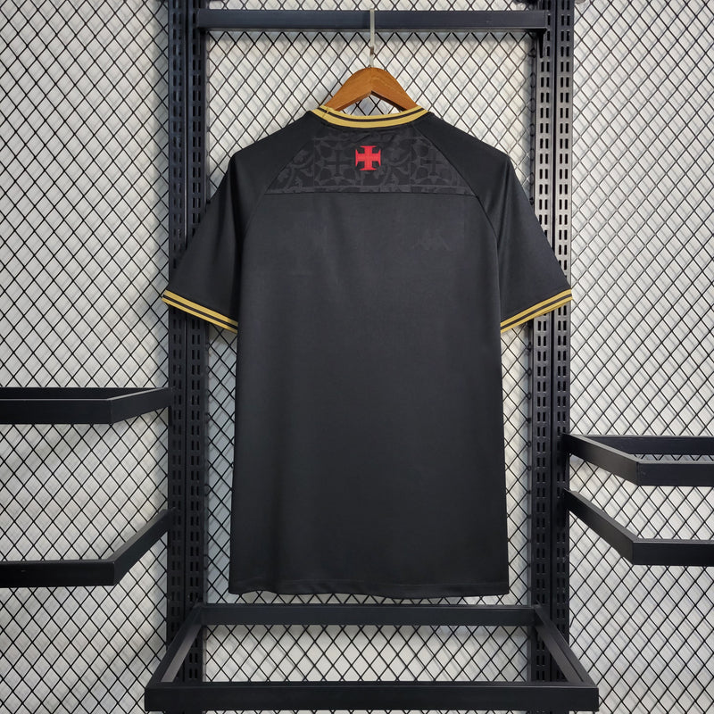 Camisa Vasco Especial 22/23 - Kappa Torcedor Masculina - Preta - JM sports 
