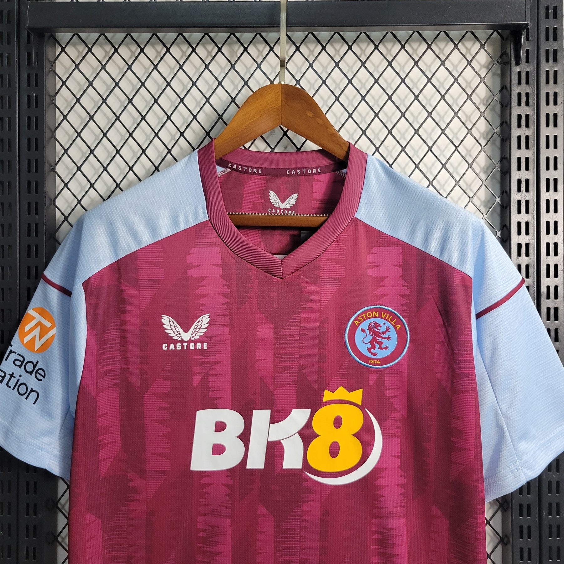 Camisa Aston Villa Home 23/24 Castore Torcedor Masculina - Lançamento - JM sports 
