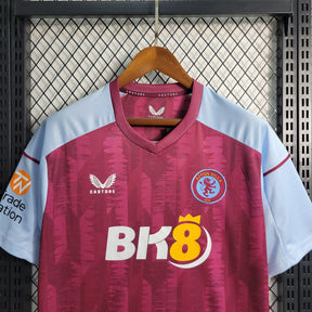 Camisa Aston Villa Home 23/24 Castore Torcedor Masculina - Lançamento - JM sports 