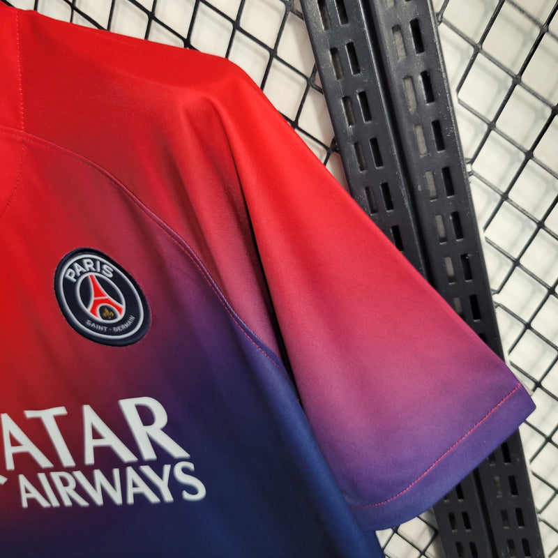 Camisa PSG Treino Vermelha e Azul 23/24 - JM sports 