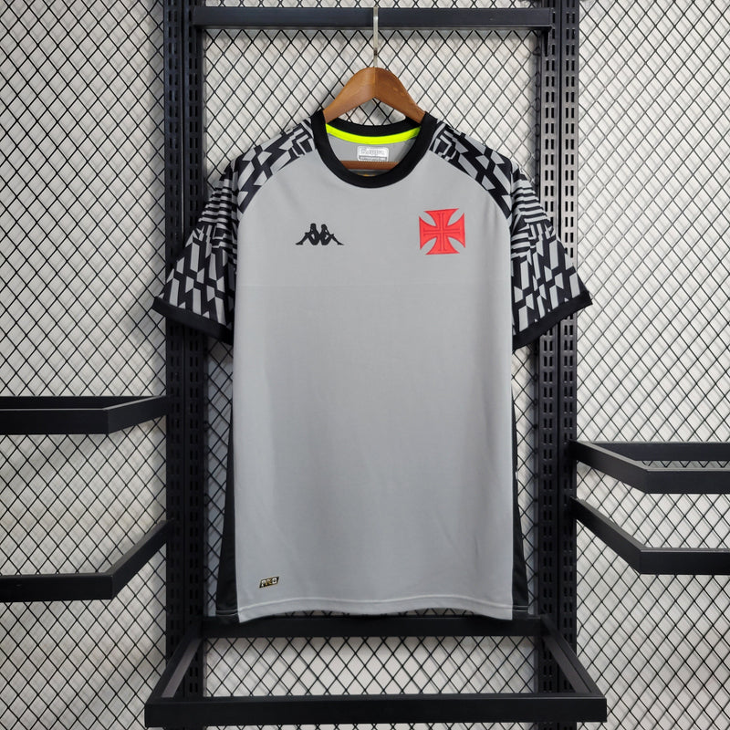Camisa Vasco Treino 22/23 - Kappa Torcedor Masculina - Cinza - JM sports 