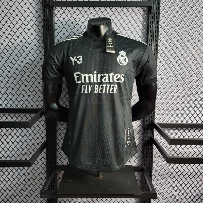 Camisa Real Madrid Edição Especial Y3 Preta 22/23 - Versão Jogador - JM sports 