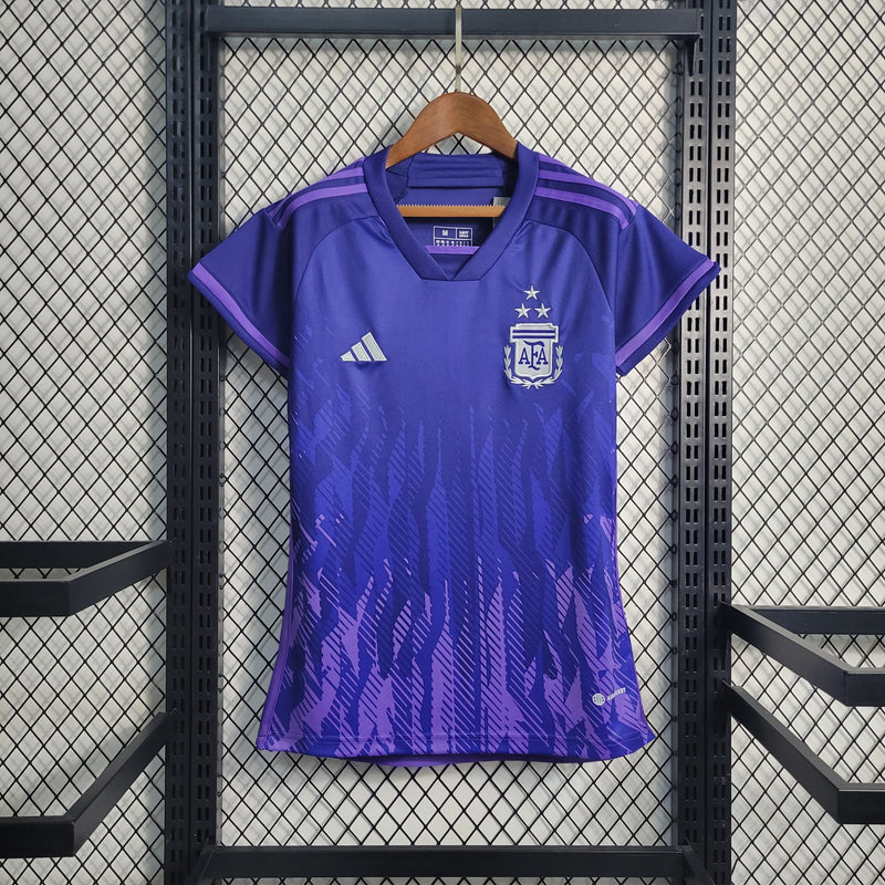Camisa Argentina Reserva 22/23 - Versão Feminina - JM sports 