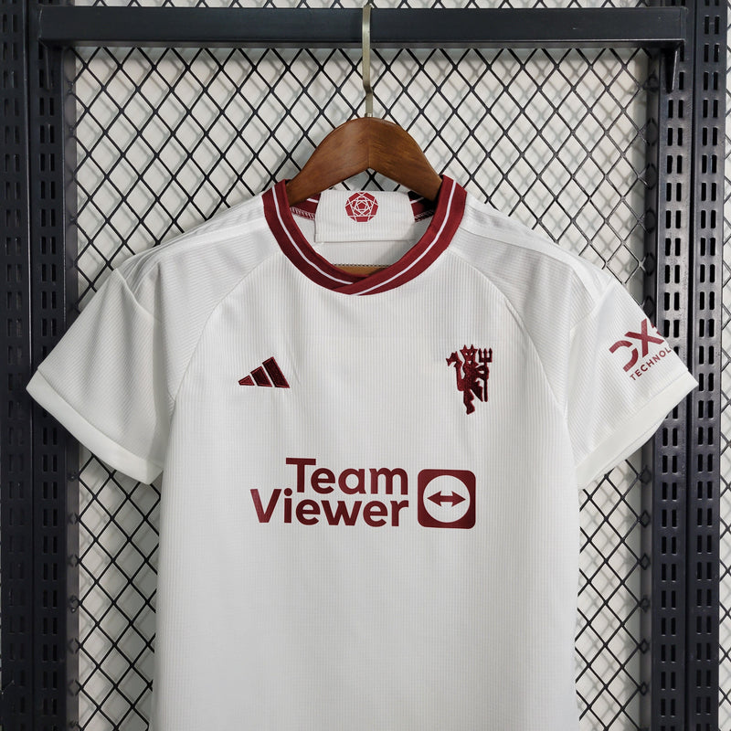 Kit Infantil Manchester United Away 23/24 - JM sports 