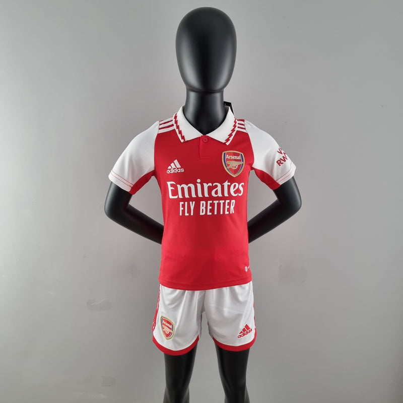 Kit Infantil Arsenal Titular 22/23 - JM sports 