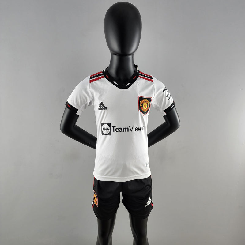 Kit Infantil Manchester United Reserva 22/23 - JM sports 