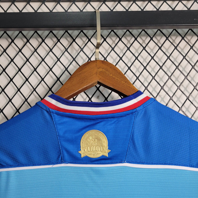 Camisa Fortaleza Away Especial 23/24 - Torcedor Masculina - Azul - JM sports 