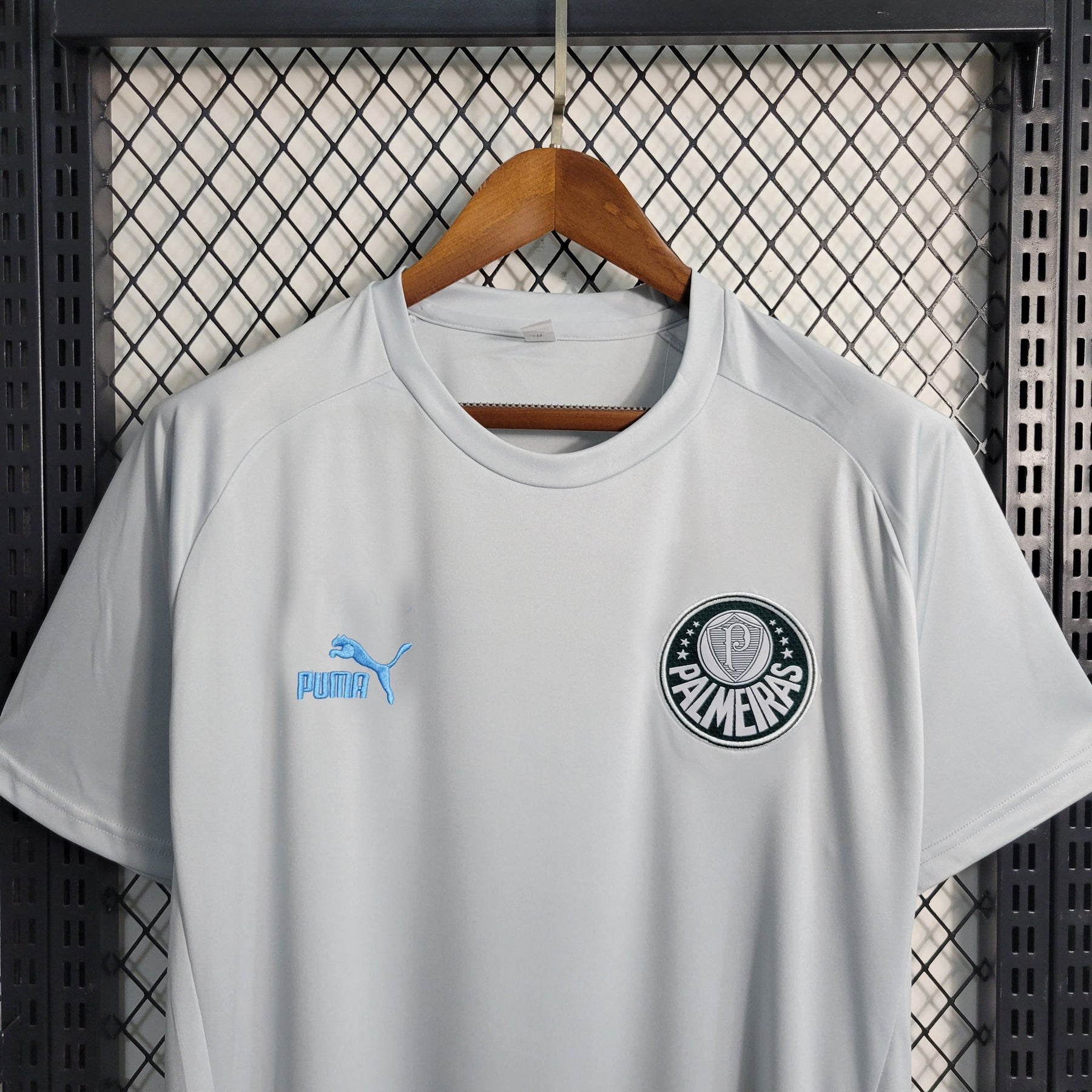 Camisa Palmeiras Treino 23/24 - Puma Torcedor Masculina - Cinza - JM sports 