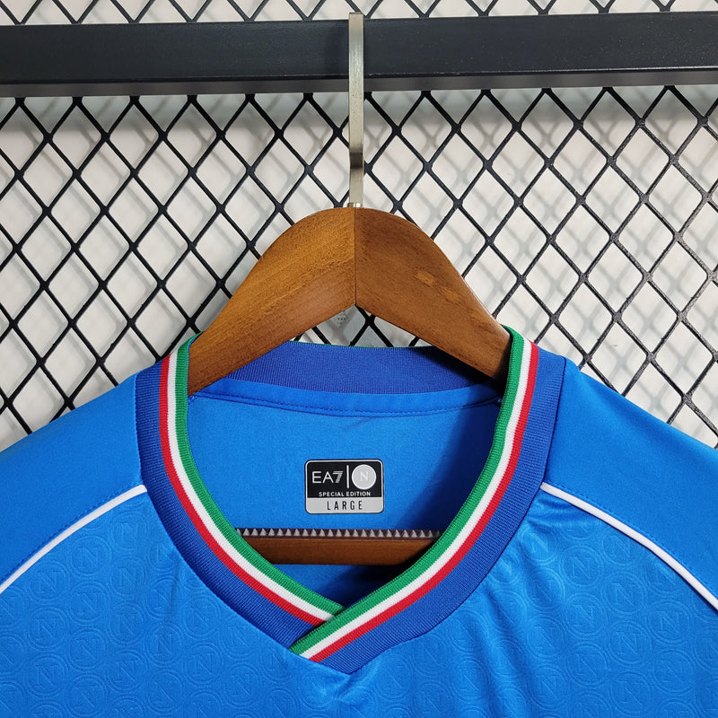Camisa Napoli Home 23/24 EA7 Torcedor Masculina - JM sports 