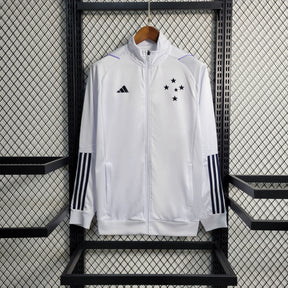 Jaqueta Corta Vento Cruzeiro Branco 23/24 - JM sports 