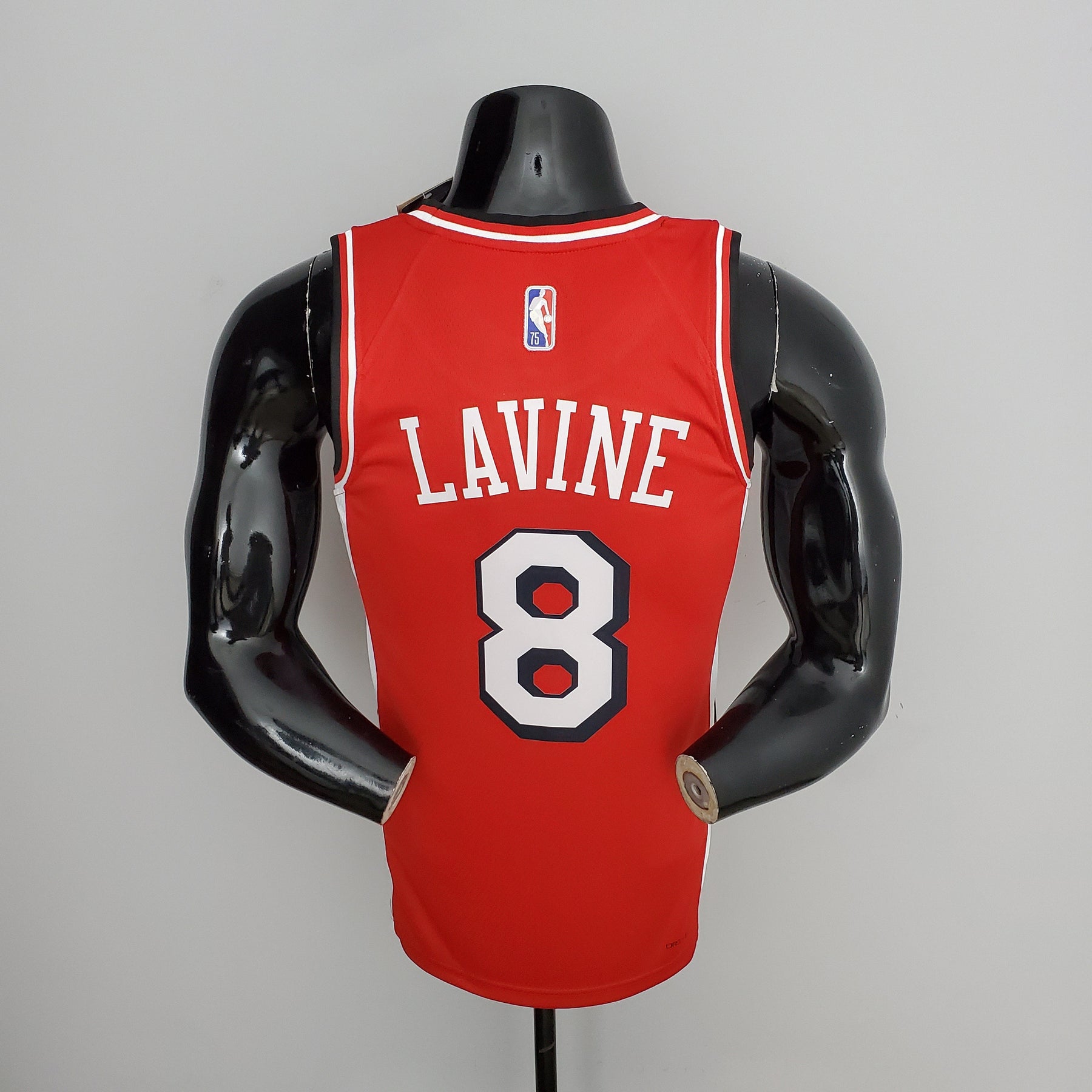 Camisa NBA Chicago Bulls #8 Lavine - 75° Aniversário Red