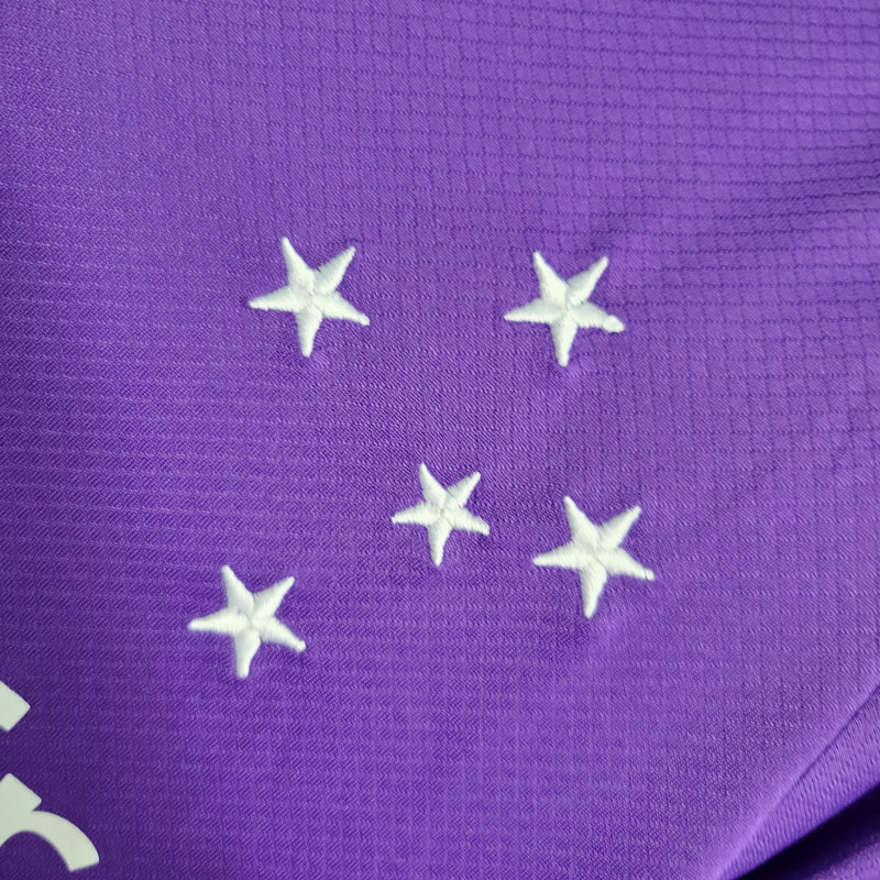 Kit Infantil Cruzeiro Treino 23/24 - Roxa - JM sports 
