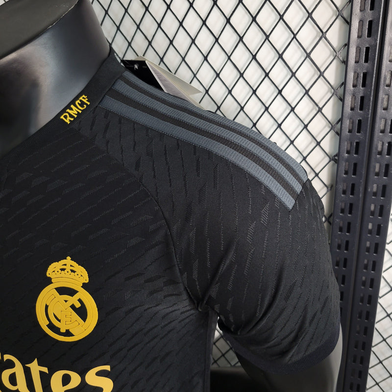Camisa Real Madrid Away Preta III 23/24 - Versão Jogador Masculina - JM sports 