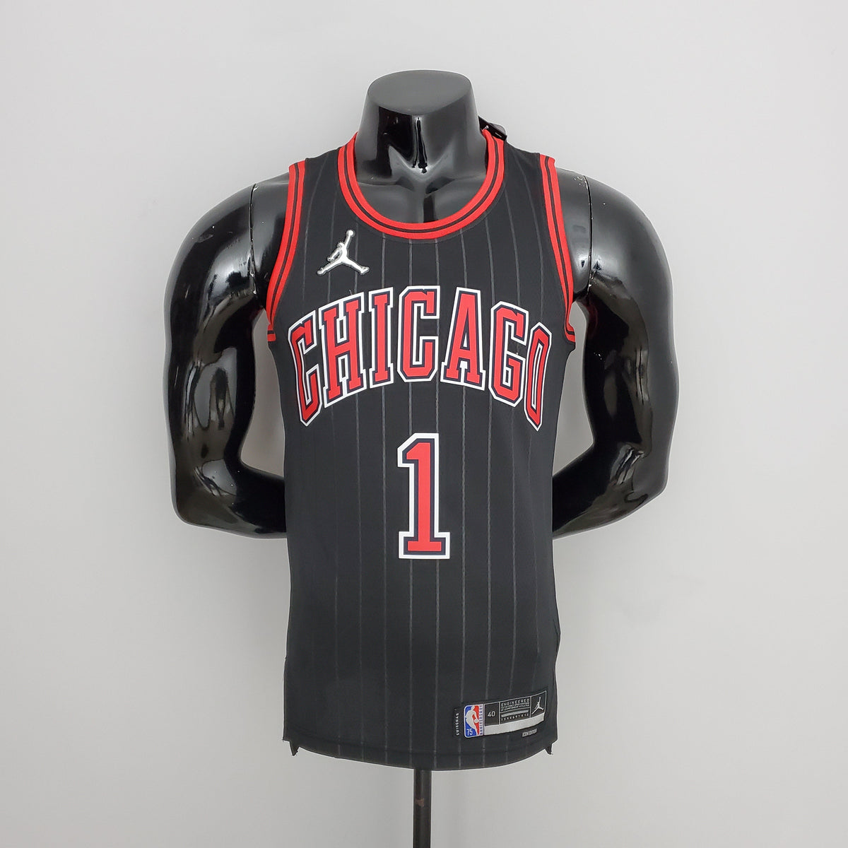 Camisa NBA Chicago Bulls #1 Rose - Flyers Black - JM sports 