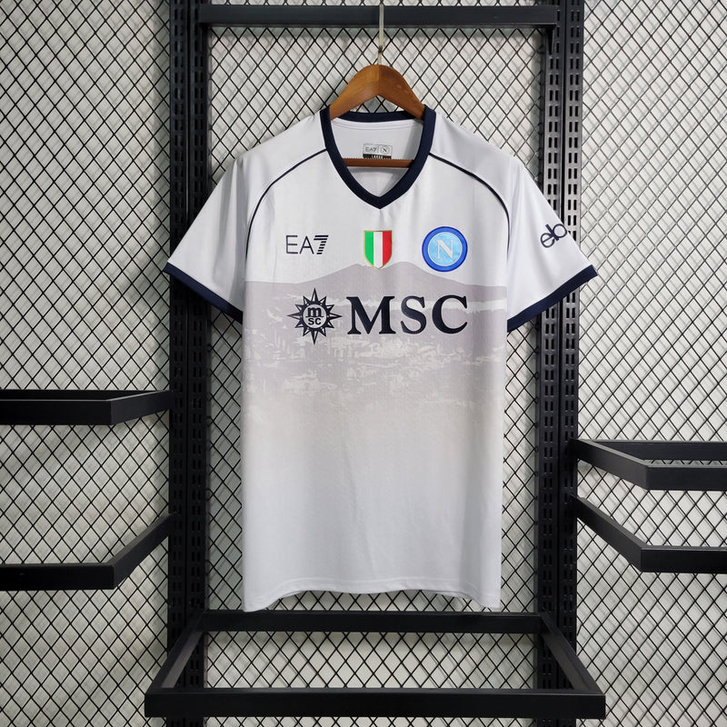 Camisa Napoli Away 23/24 EA7 Torcedor Masculina - JM sports 