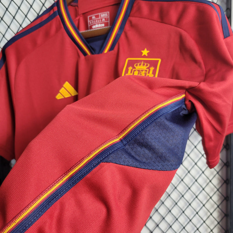 Camisa Espanha Titular 22/23 - Versão Trocedor - JM sports 
