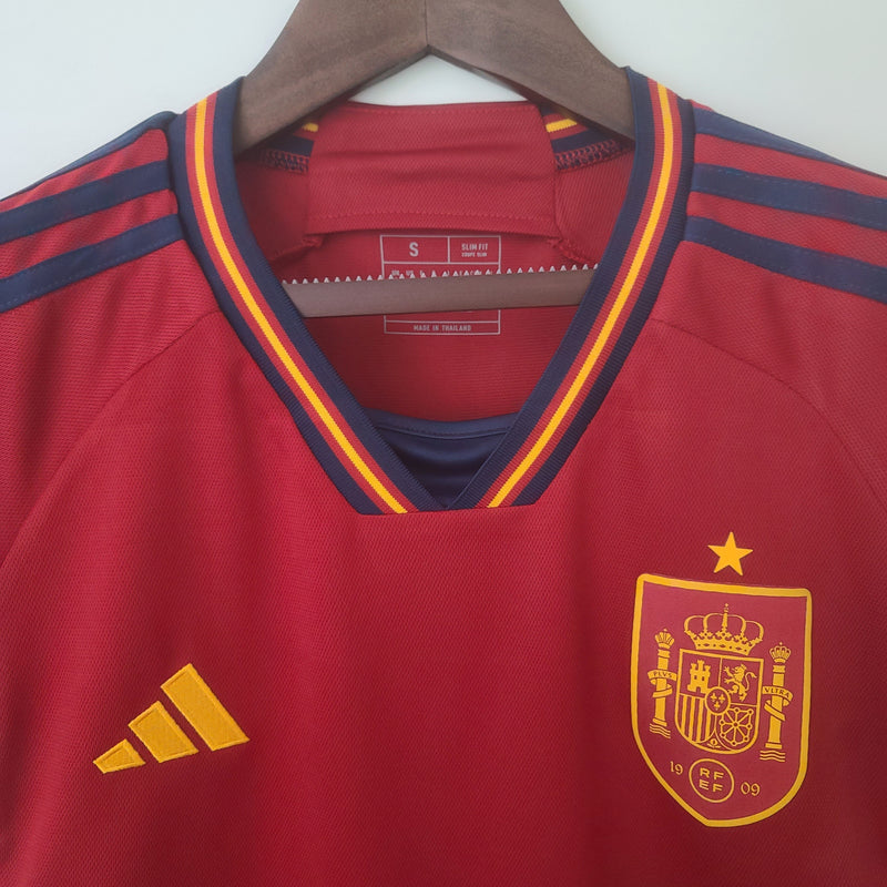 Camisa Espanha Titular 22/23 - Versão Feminina - JM sports 