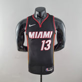 Camisa NBA Miami Heat #13 Adebayo - 75° Aniversário Black - JM sports 