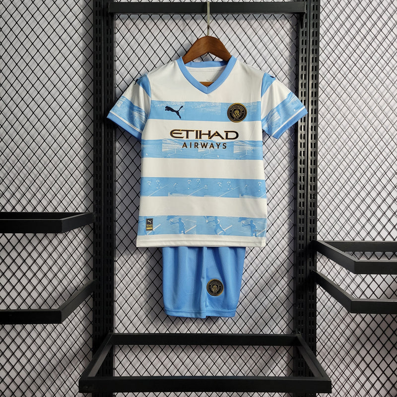 Kit Infantil Manchester City Edição Limitada 22/23 - JM sports 