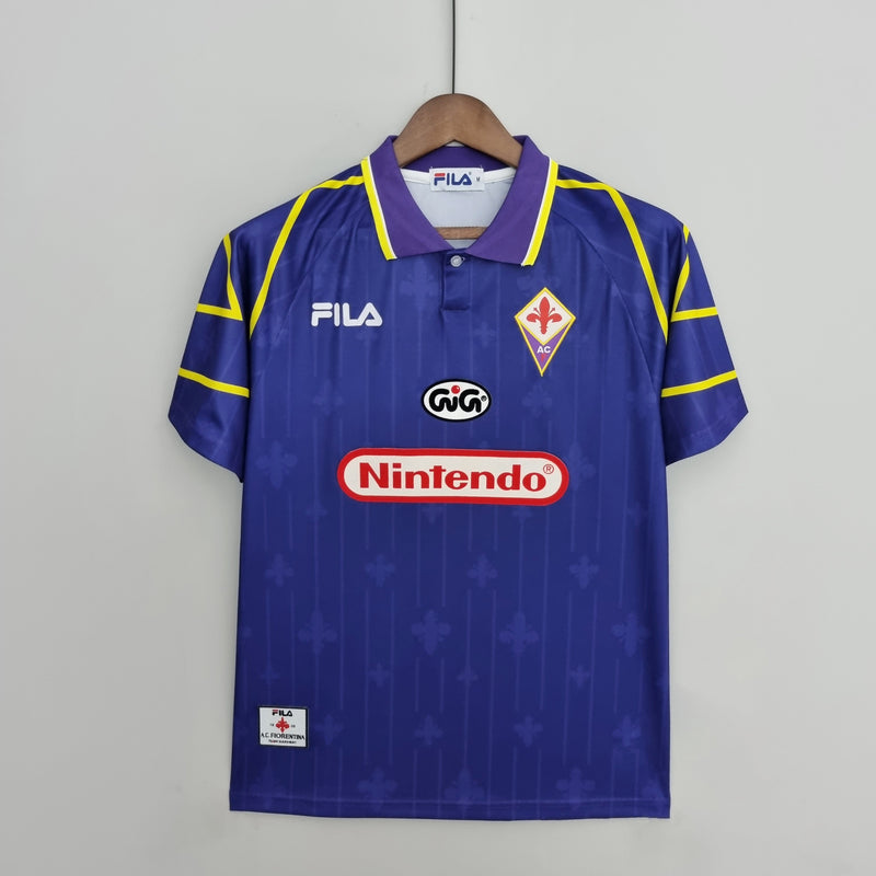 Camisa Fiorentina Titular 97/98 - Versão Retro - JM sports 