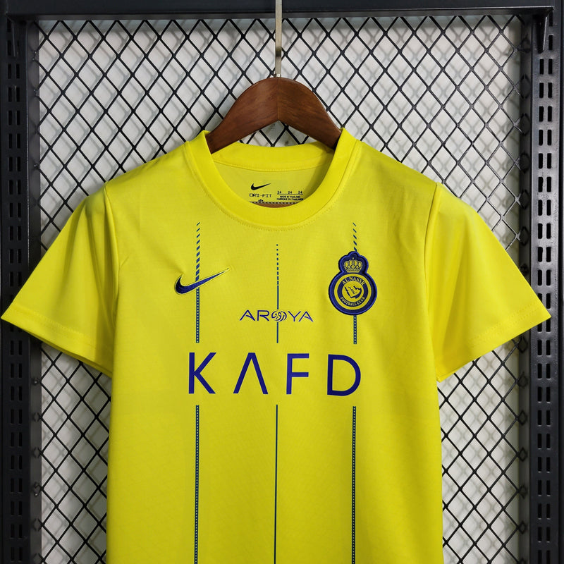 Kit Infantil Al Nassr Home 23/24 - JM sports 