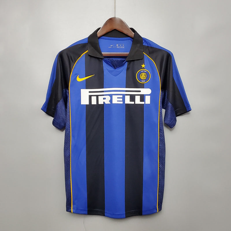 Camisa Inter de Milão Titular 01/02 - Versão Retro - JM sports 