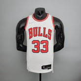 Camisa NBA Chicago Bulls #33 Pippen - 75° Aniversário White - JM sports 