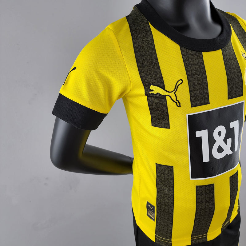 Kit Infantil Borussia Dortmund Titular 22/23 - JM sports 