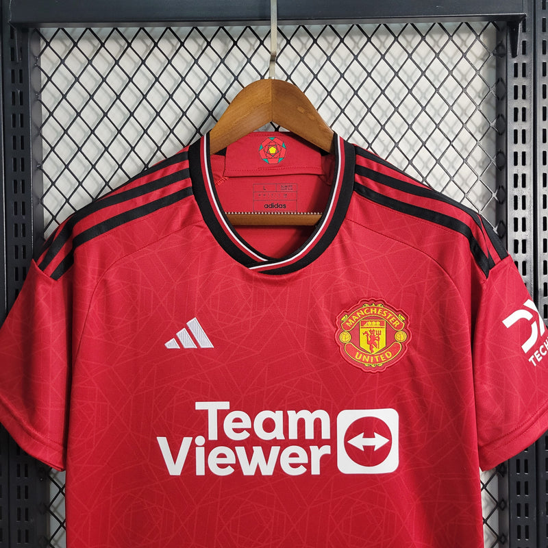 Camisa Manchester United Home 23/24 - Adidas Torcedor Masculina - Lançamento - JM sports 