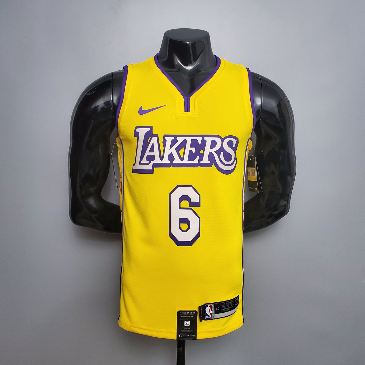 Camisa NBA Lakers #6 James V-neck Nike Connection - 23/24 - JM sports 
