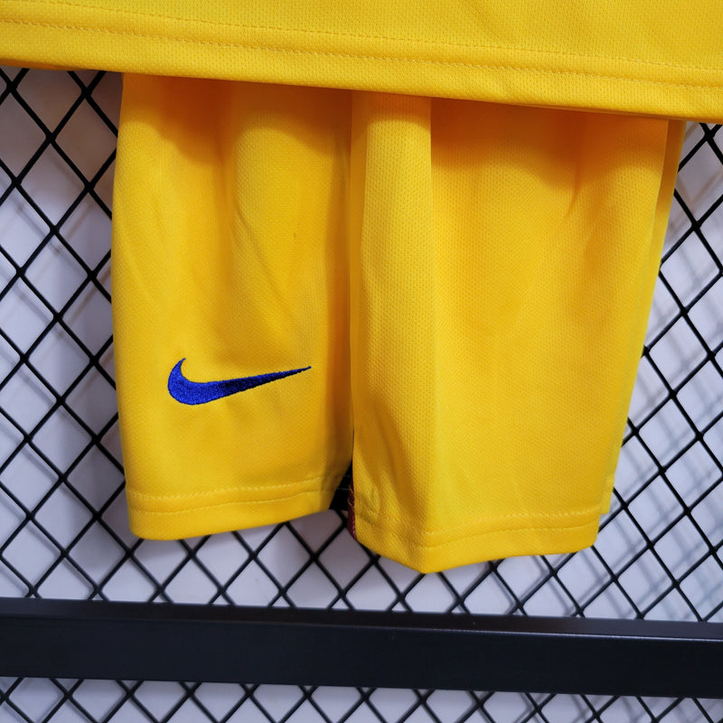 Kit Infantil Barcelona Quarta Camisa 23/24 - JM sports 