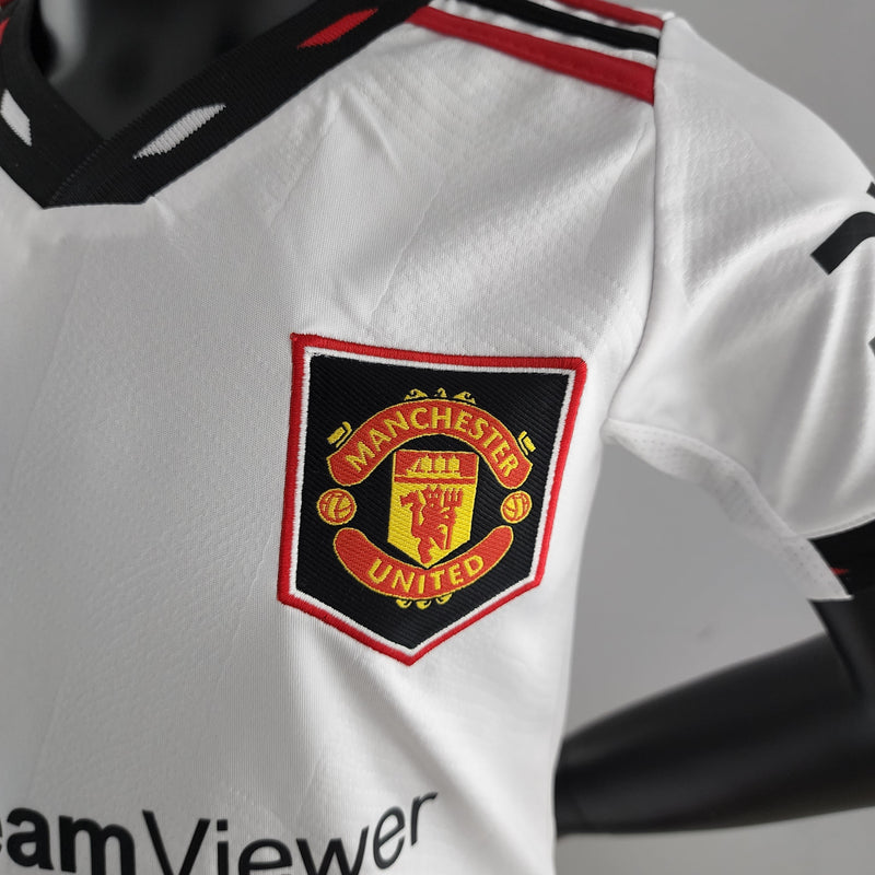 Kit Infantil Manchester United Reserva 22/23 - JM sports 
