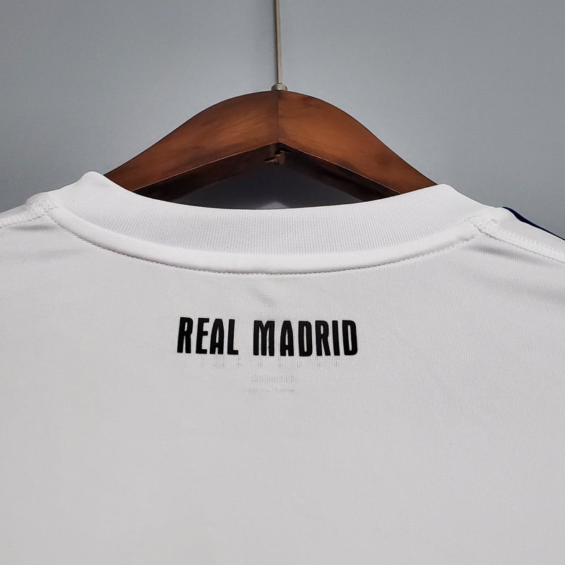 Camisa Real Madrid Titular 10/11 - Versão Retro Manga Comprida - JM sports 