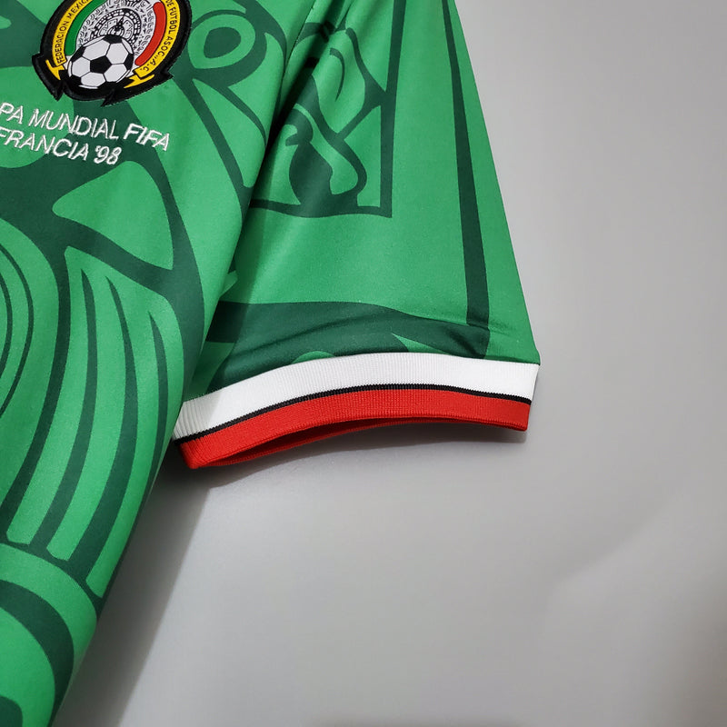 Camisa México Titular 1998 - Versão Retro - JM sports 