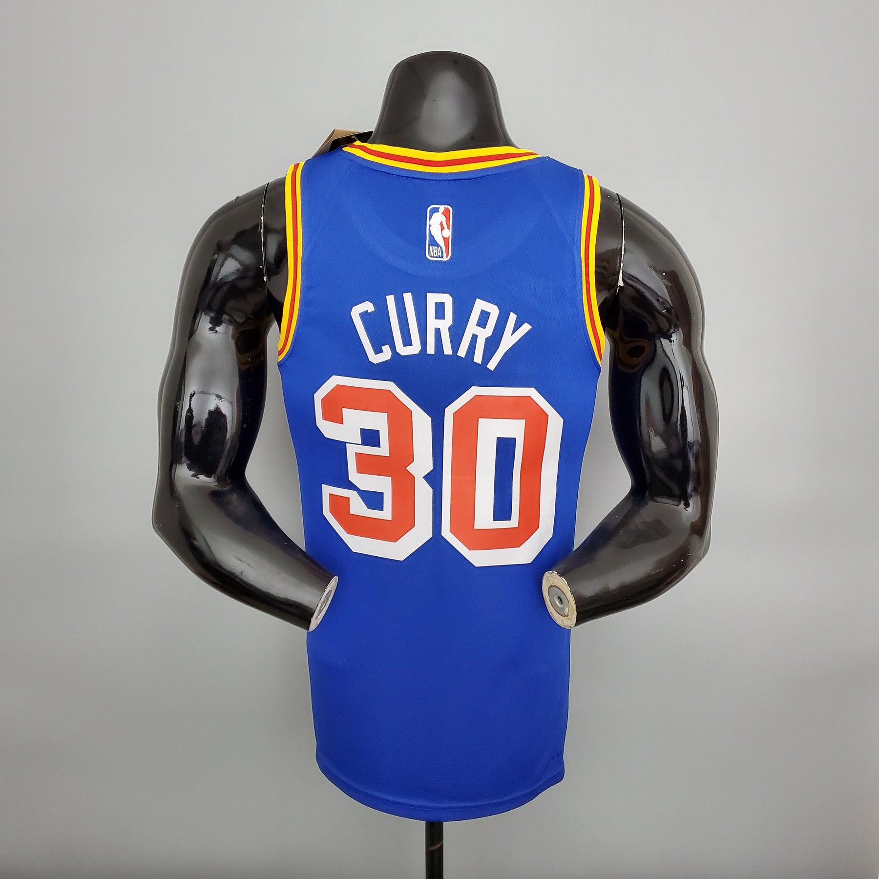 Camisa NBA Golden State Warriors #30 Curry - Retro Blue