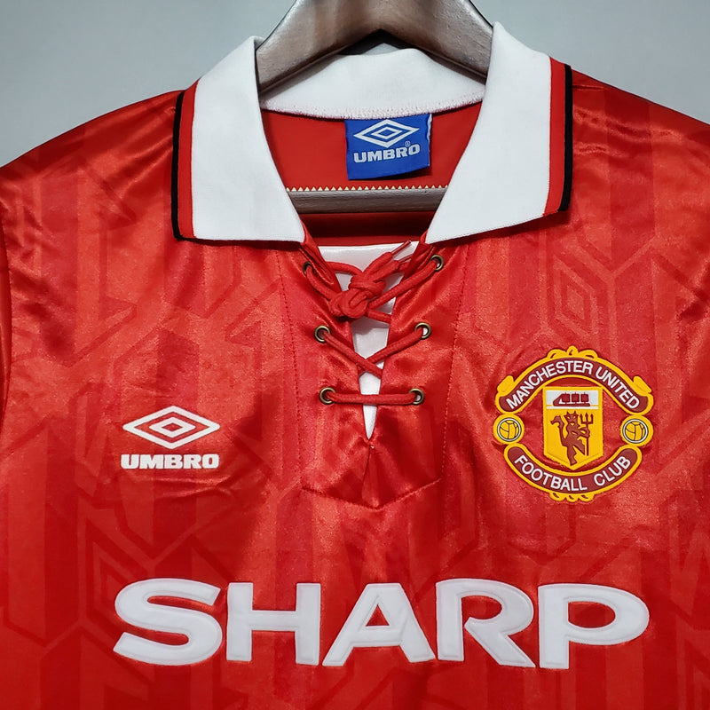 Camisa Manchester United Titular 92/94 - Versão Retro - JM sports 