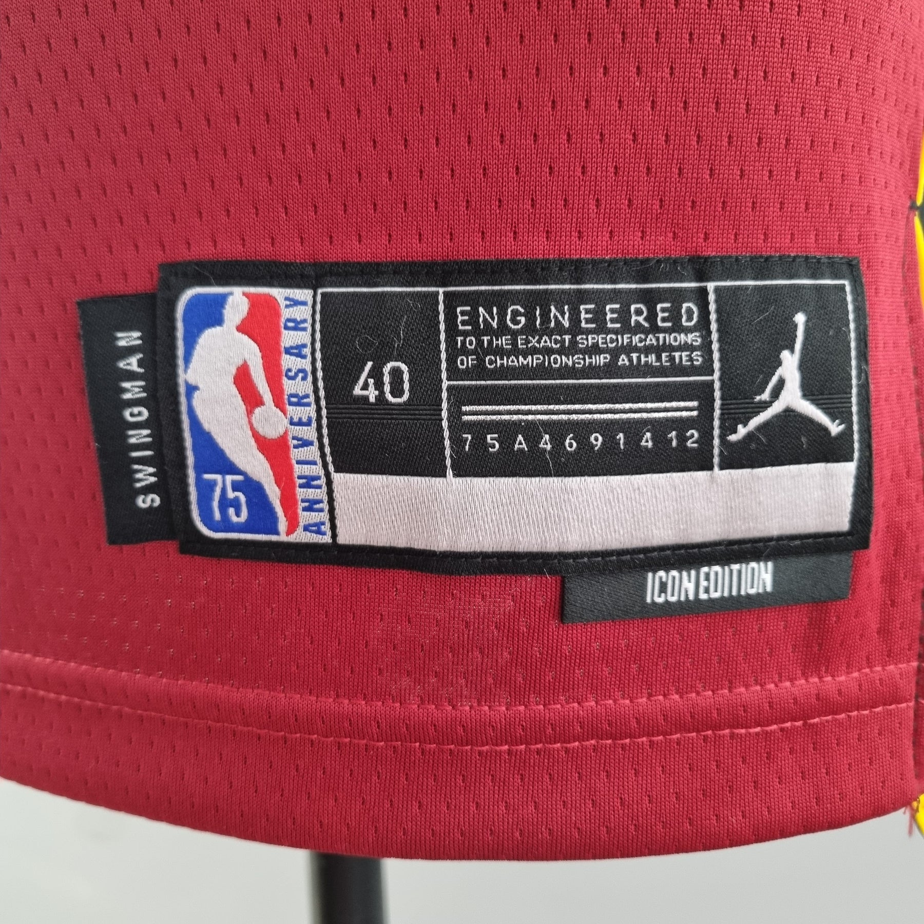 Camisa NBA Miami Heat #3 Wade - 75° Aniversário Red