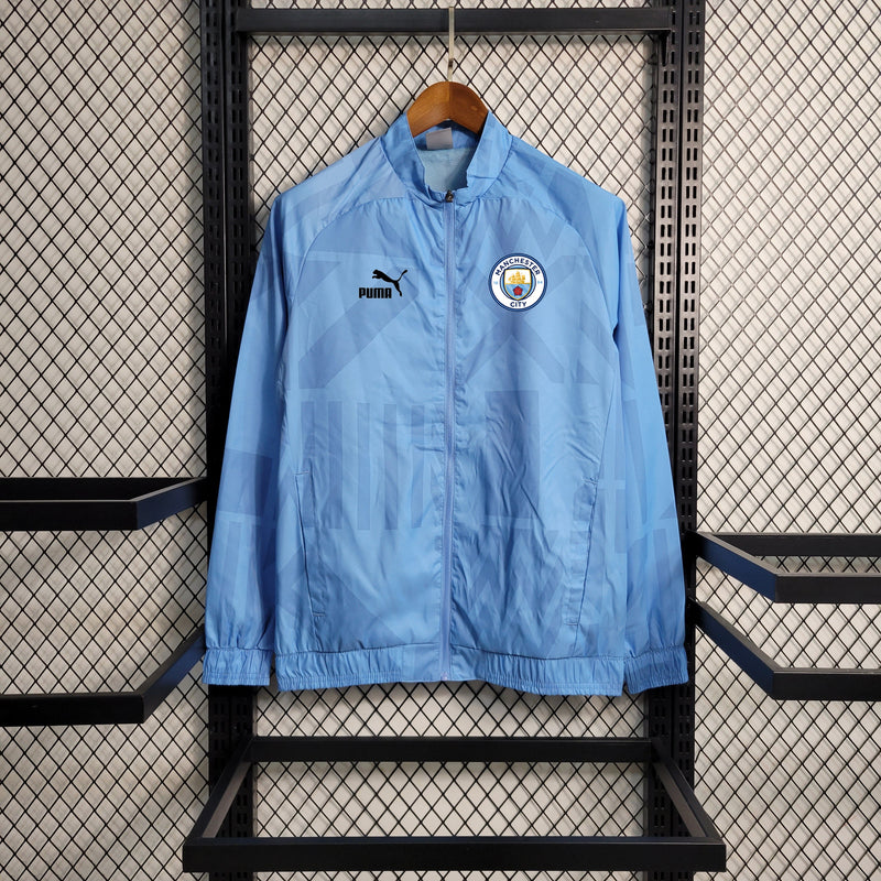 Jaqueta Corta Vento Manchester City 23/24 - Azul - JM sports 