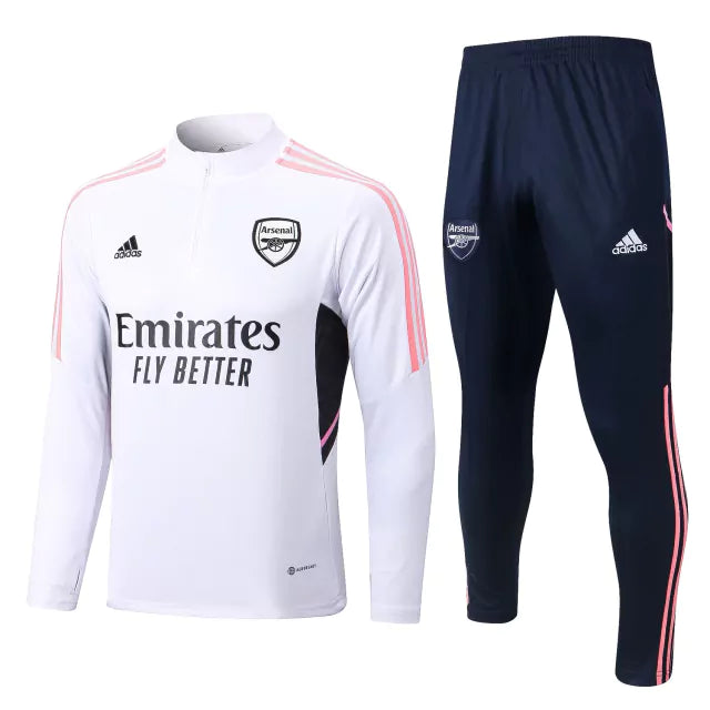Conjunto de Treino Arsenal 2023 Branco - JM sports 
