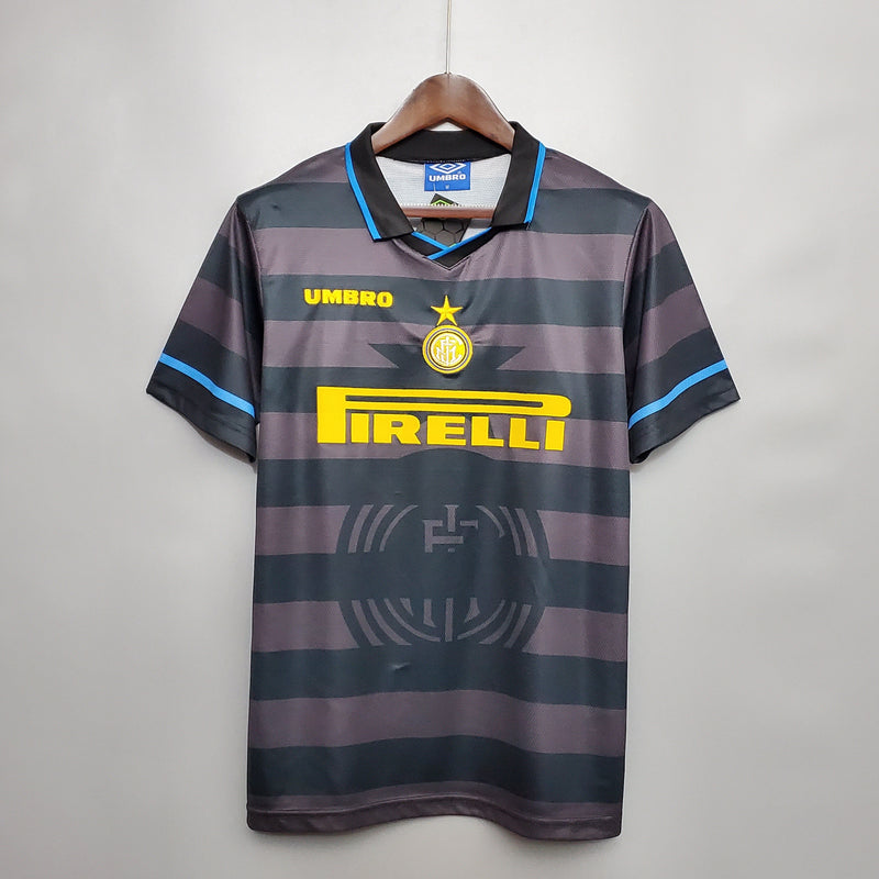 Camisa Inter de Milão Reserva 97/98 - Versão Retro - JM sports 