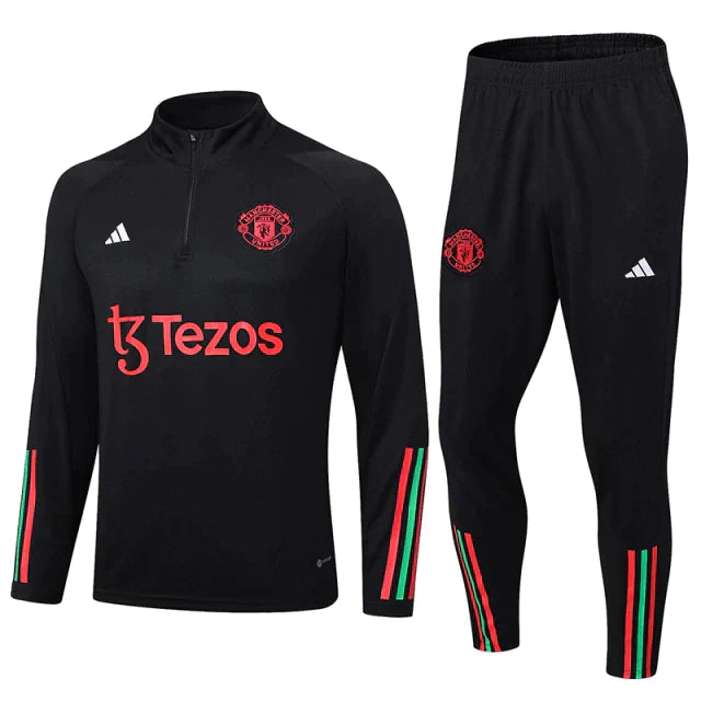 Conjunto de Treino Man United 2023 Preto - JM sports 
