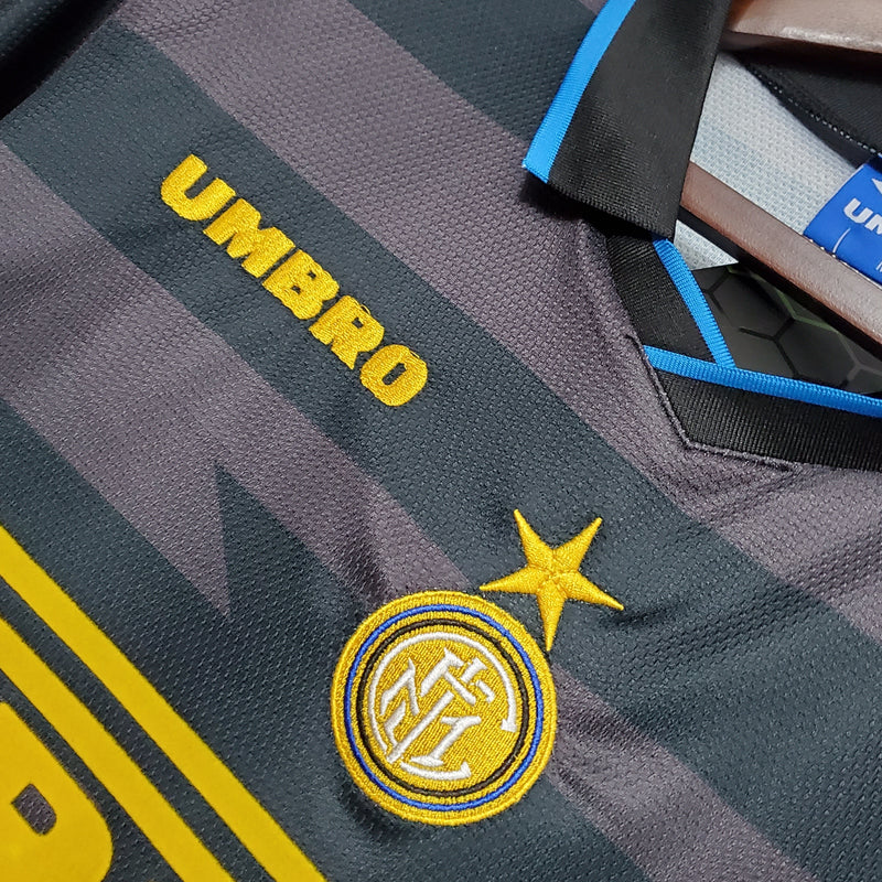 Camisa Inter de Milão Reserva 97/98 - Versão Retro - JM sports 