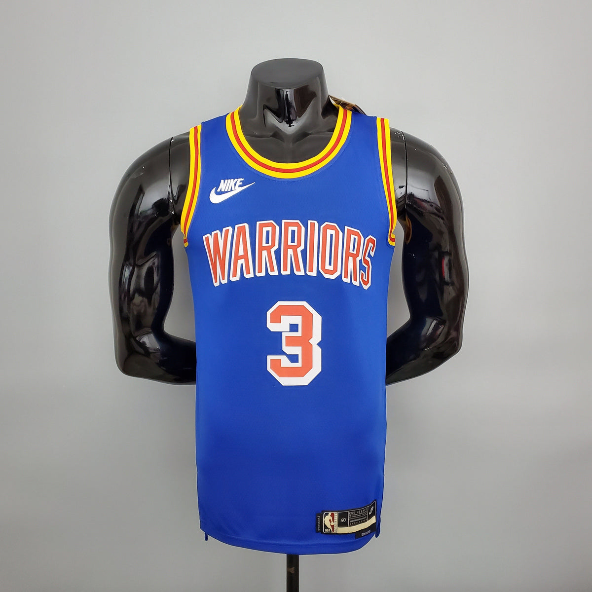 Camisa NBA Golden State Warriors #3 Poole - Retro Blue - JM sports 