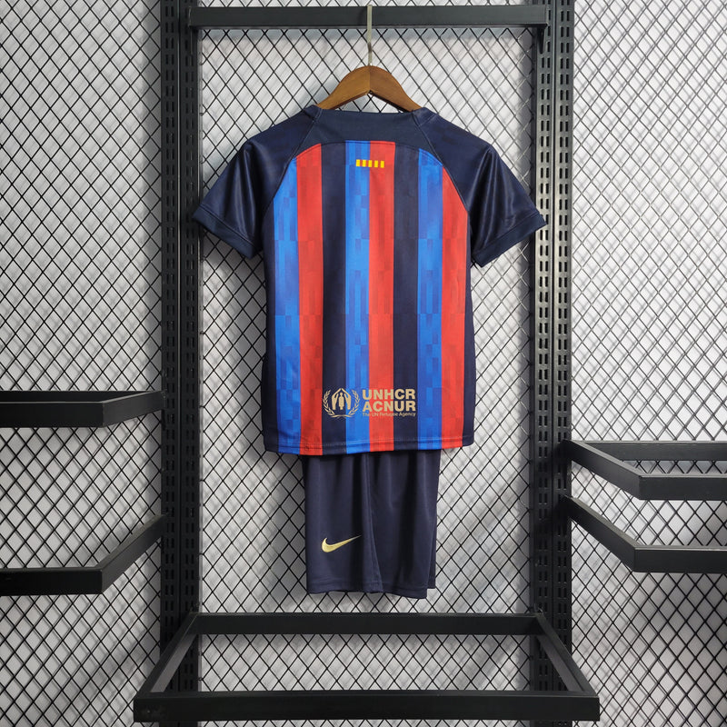 Kit Infantil Barcelona Titular 22/23 - JM sports 