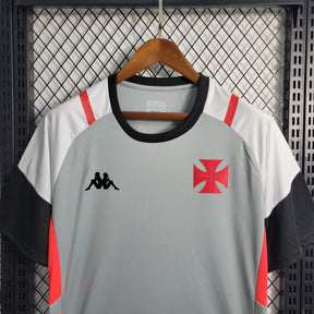 Camisa Vasco Treino 23/24 - Kappa Torcedor Masculina - Cinza - JM sports 