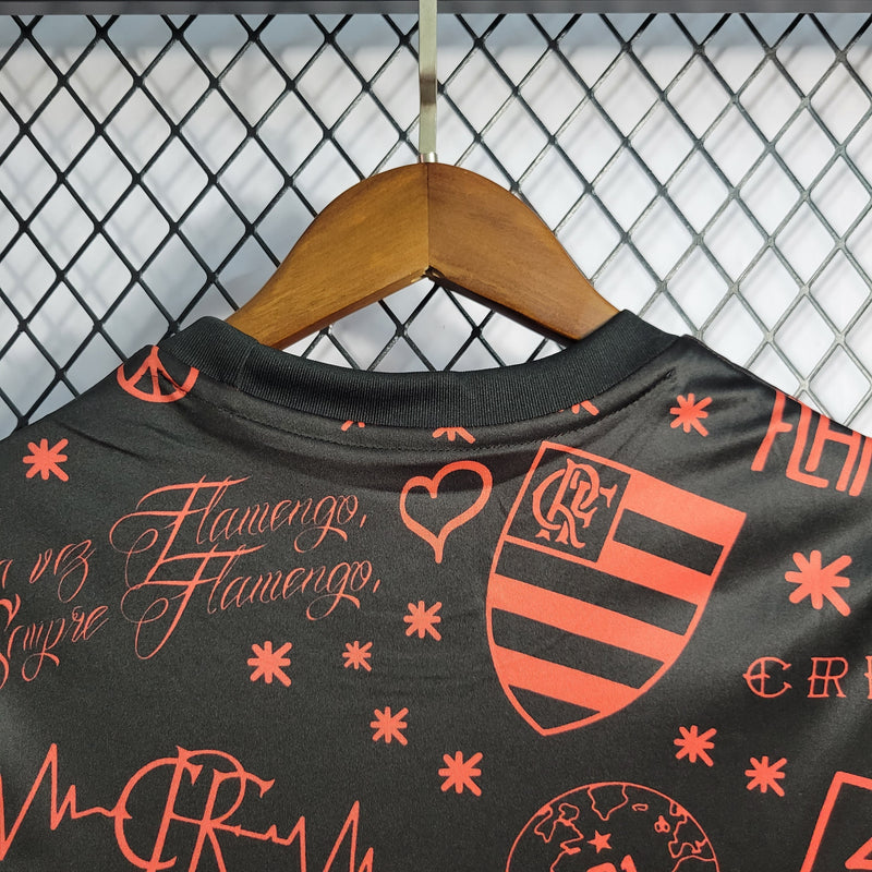 Camisa Flamengo Pré Jogo 22/23 - Versão Feminina - JM sports 