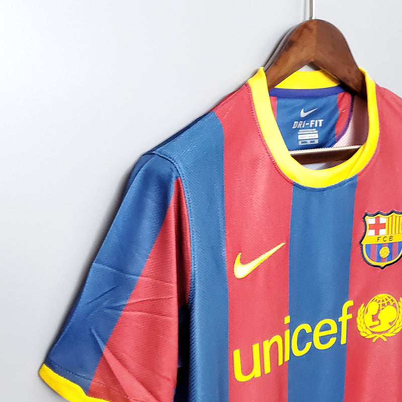 Camisa Barcelona Titular 10/11 - Versão Retro - JM sports 